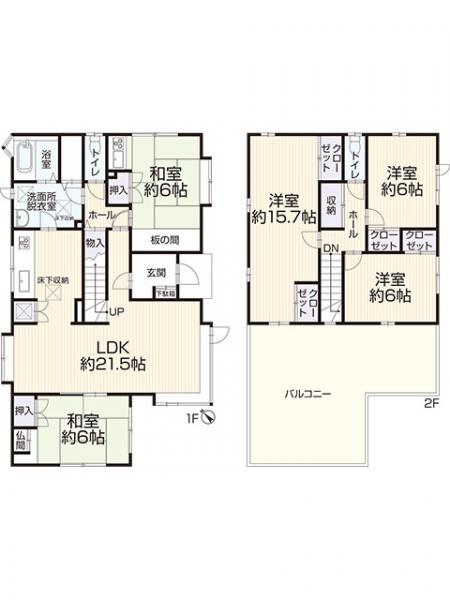 あいの里4-6戸建（5LDK）