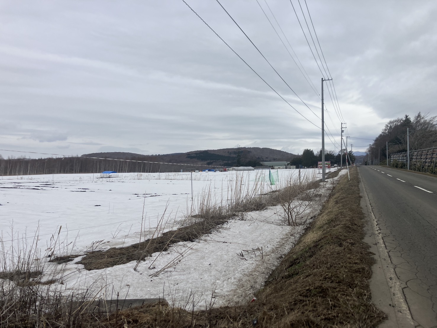 北広島市輪厚　古家付き農地