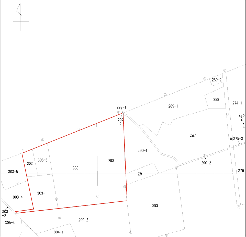 北広島市輪厚　古家付き農地
